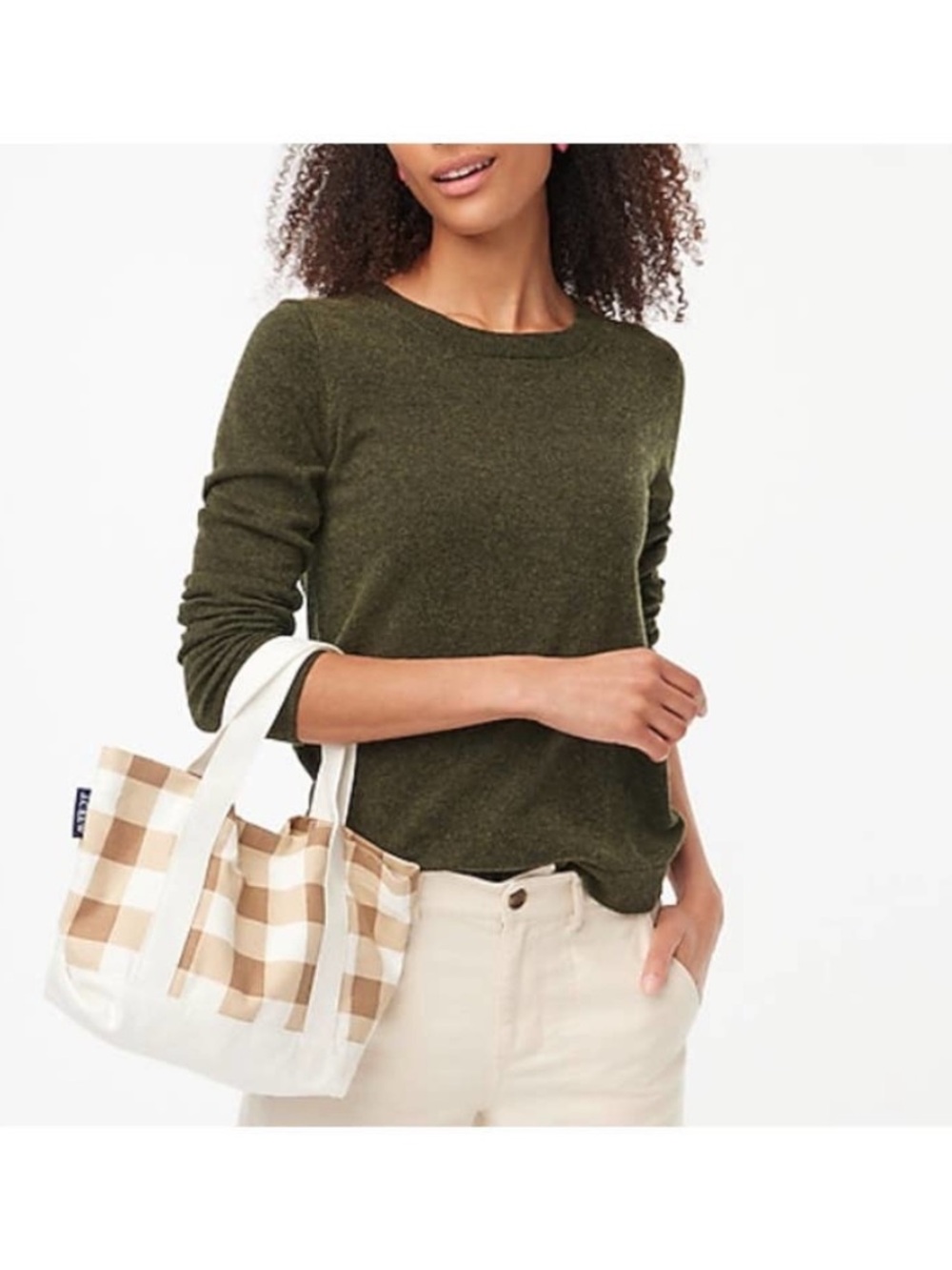 J. Crew teddie Cotton Wool Sweater